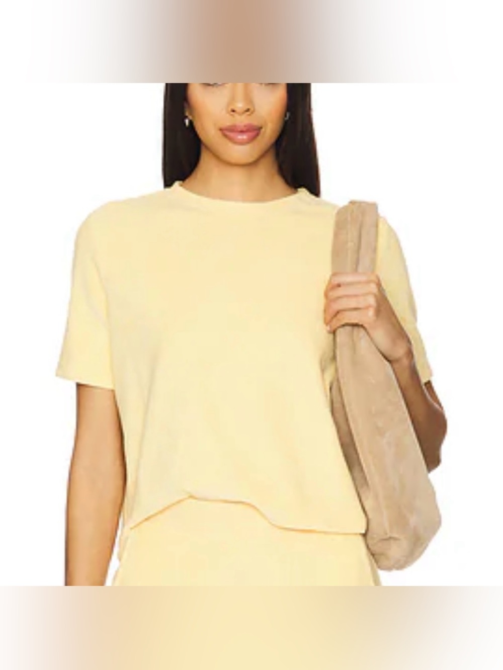 KULE Terry Hurley Tee in Butter Extra Large